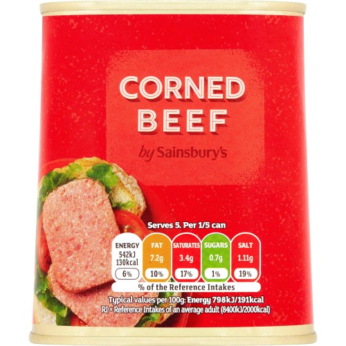 Sainsbury's Corned Beef (340g) Compare Prices & Where To Buy