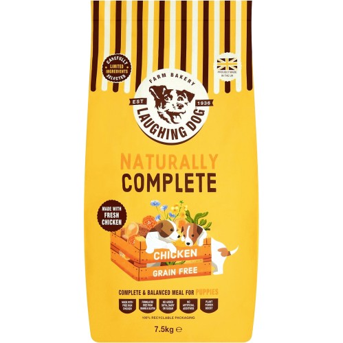 Naturally Complete Chicken Puppy Dry Dog Food Grain Free