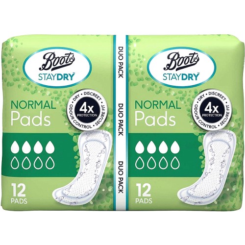 Incontinence discount pads boots