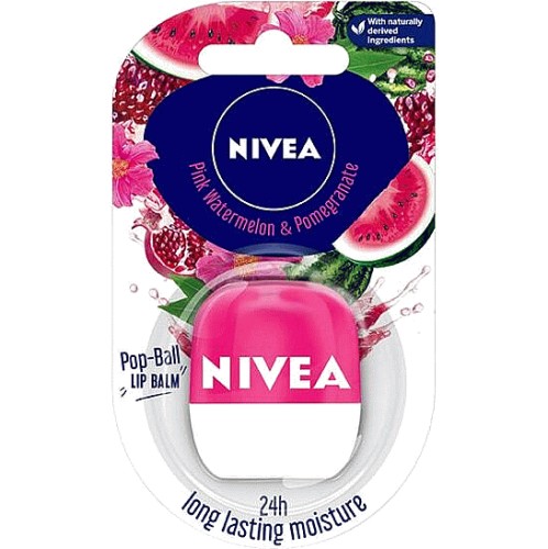 NIVEA Pink Watermelon & Pomegranate Caring Lip Balm