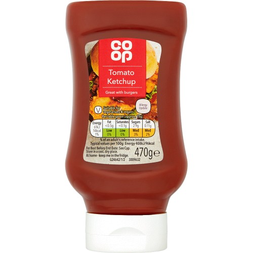 Coop Tomato Ketchup (470g) Compare Prices & Where To Buy Trolley.co.uk