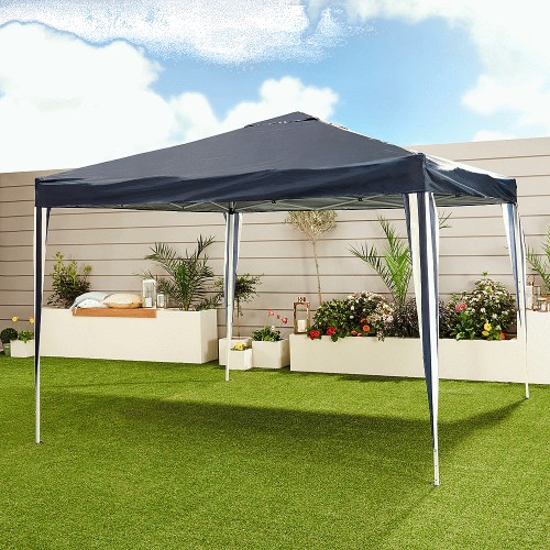 Outdoor Essentials 3x3m Blue PopUp Gazebo Compare Prices & Where To