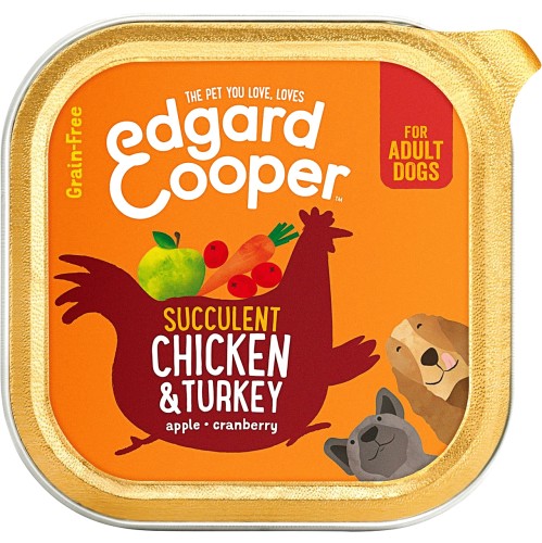 Edgard & Cooper Grain Free Chicken & Turkey Adult Dogs (300g)
