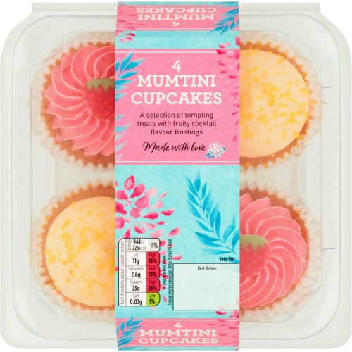 ASDA 4 Mumtini Cupcakes (4) Compare Prices & Where To Buy Trolley.co.uk