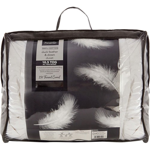 George Home Luxury Duck Feather and Down King Duvet 10.5 Tog