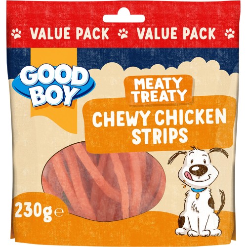 Good Boy Meaty Treaty Chewy Chicken Strips Dog Treats 230g Compare Prices Where To Buy Trolley